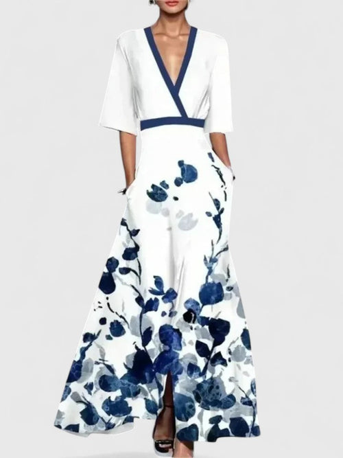Aimee | Elegant Floral Maxi Dress